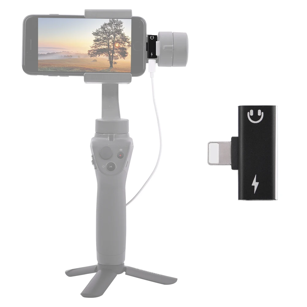 

Charging Converter Adapter for DJI OSMO Mobile 2 Zhiyun Smooth 4 Handheld Gimbal Phone Camera Stabilizer Charger for iPhone IOS