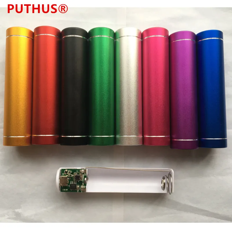 Универсальный Бесплатная Сварка 5В/1а USB внешний аккумулятор корпус цилиндр
