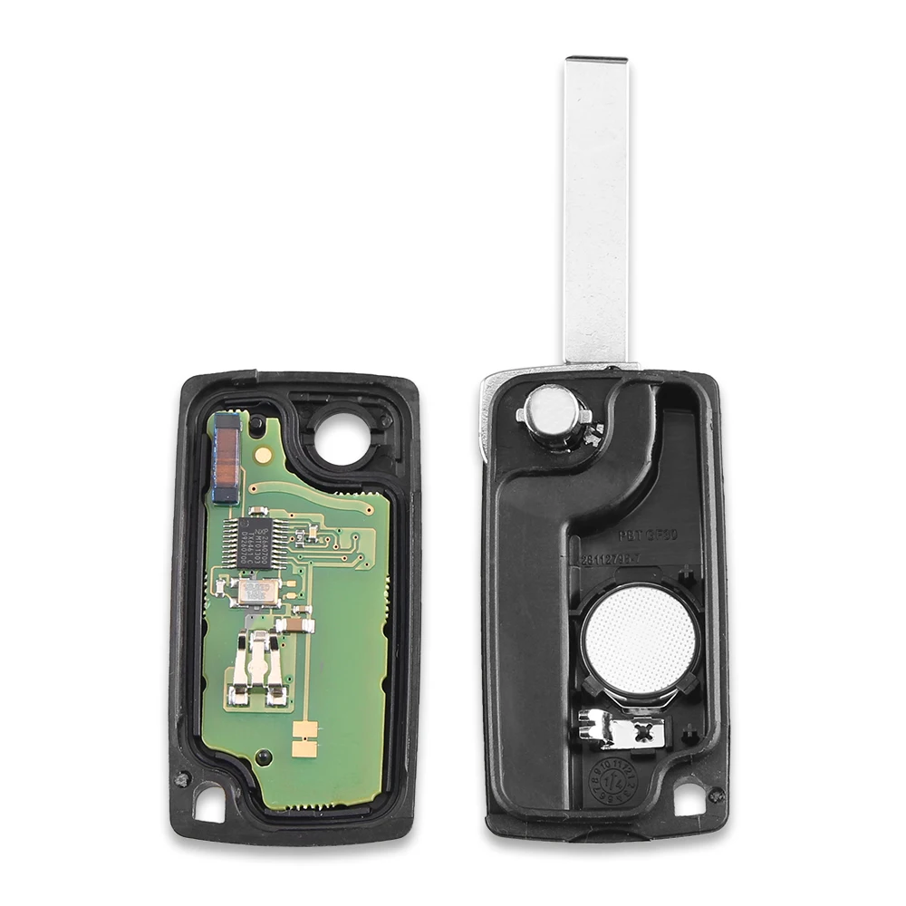 Remote Control/ Key Case For Peugeot 207 307 308 407 607 433mhz With Id46 Chip Hu83 - - Racext™️ - - Racext 24