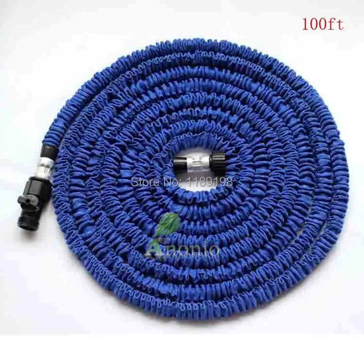Aluminum Connector Top Fashion Watering Hose 1 Pcs Retail 100ft Garden Hose With Spray Nozzle 100ft garden hose,expandable hose