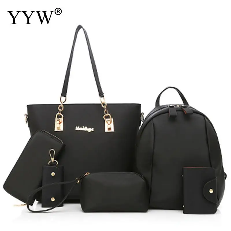 

Bag sets Wholesale Shoulder Bags Women's PU Leather Clutches Handbags Famous Brands Lady's Purse Mini wallet fashion