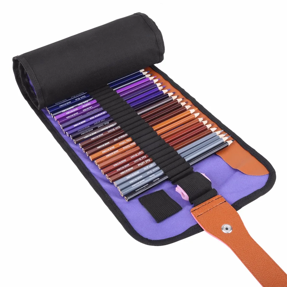 72Pcs/Lots Colored Pencils Kits School Student Art Pencils + Pencils