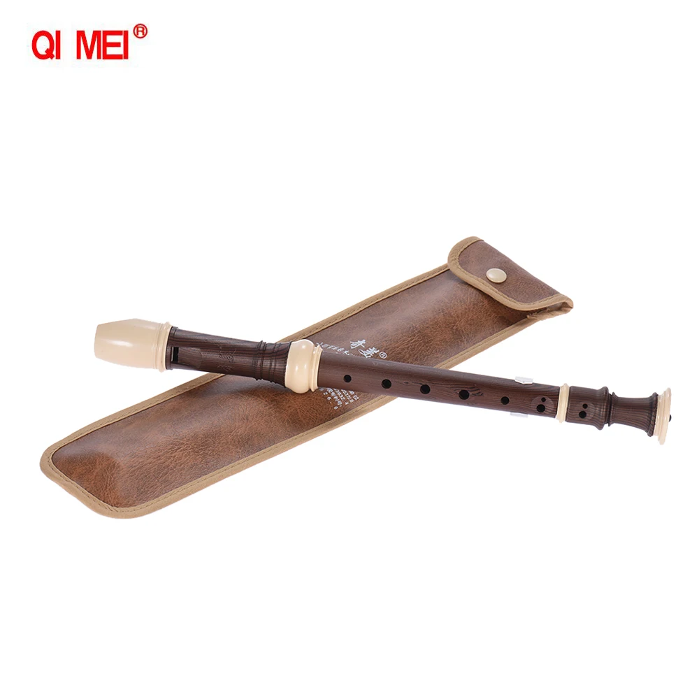 QIMEI QM8A-5G Detachable Soprano Recorder German Style 8 Hole Key of C Wind Instrument with Cleaning Rod Bag for Beginner | Спорт и