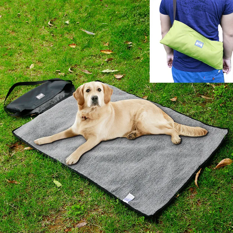 Multi function Folding Portable Pet Outdoor Blanket Waterproof Thermal