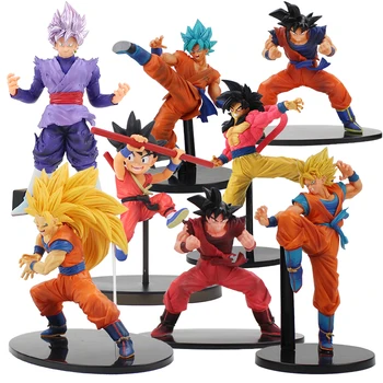 

14-24cm Dragon Ball Z Super Saiyan FES Son Goku Fighting Child Gold Gokou Figurine PVC Action Figure Model Collection Toy Doll