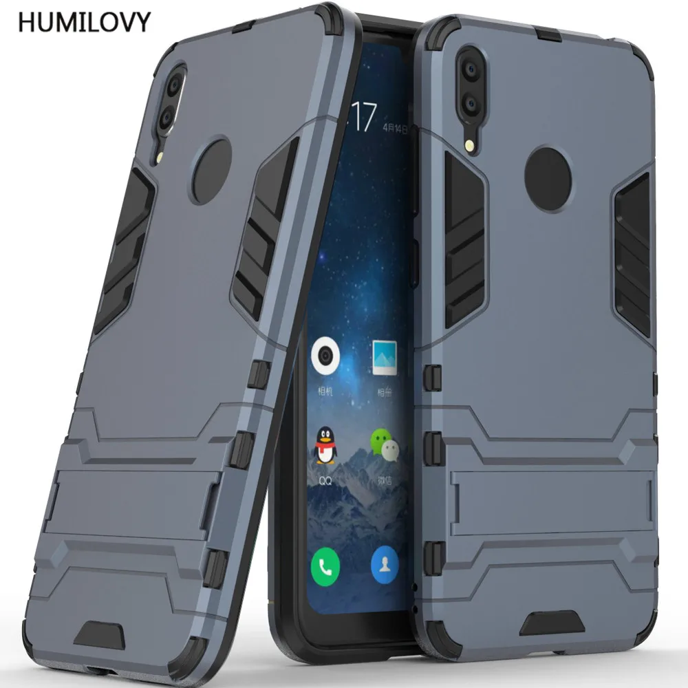 

For Huawei Y7 2019 Case Rubber Robot Armor Phone Shell Hard Back Phone Cover for Huawei Y7 Prime 2019 Case on Huawei Y7 2019