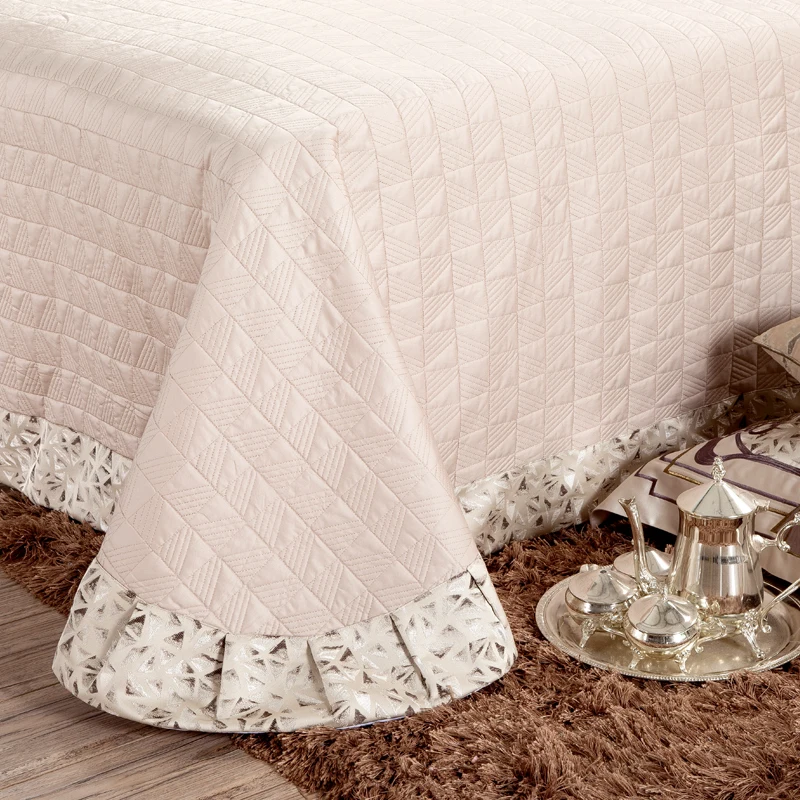 Waliicorners 4/6/9pcs Luxury 100S Cotton Bedding Set Duvet Cover Sheet Pillowcase King Queen Size White Linen 49 _MG_8197