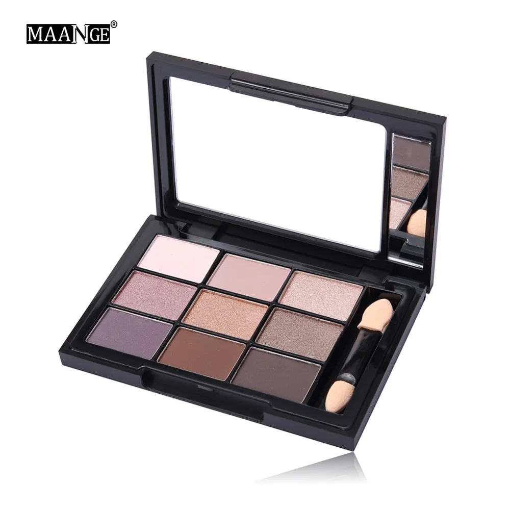 Maange 9 Colors Professional Eyeshadow Palette Glamorous Eye Shadow