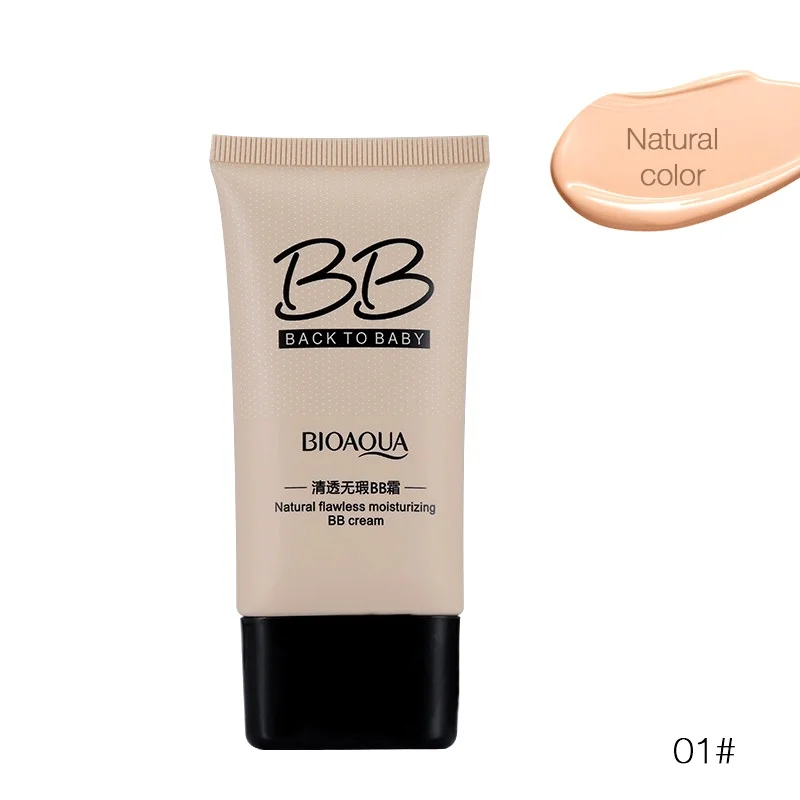 3 цвета BB крем макияж Maquiagem основа натуральный консилер Палетка для контурирования лица косметическое масло-контроль Жидкая Основа 40 мл