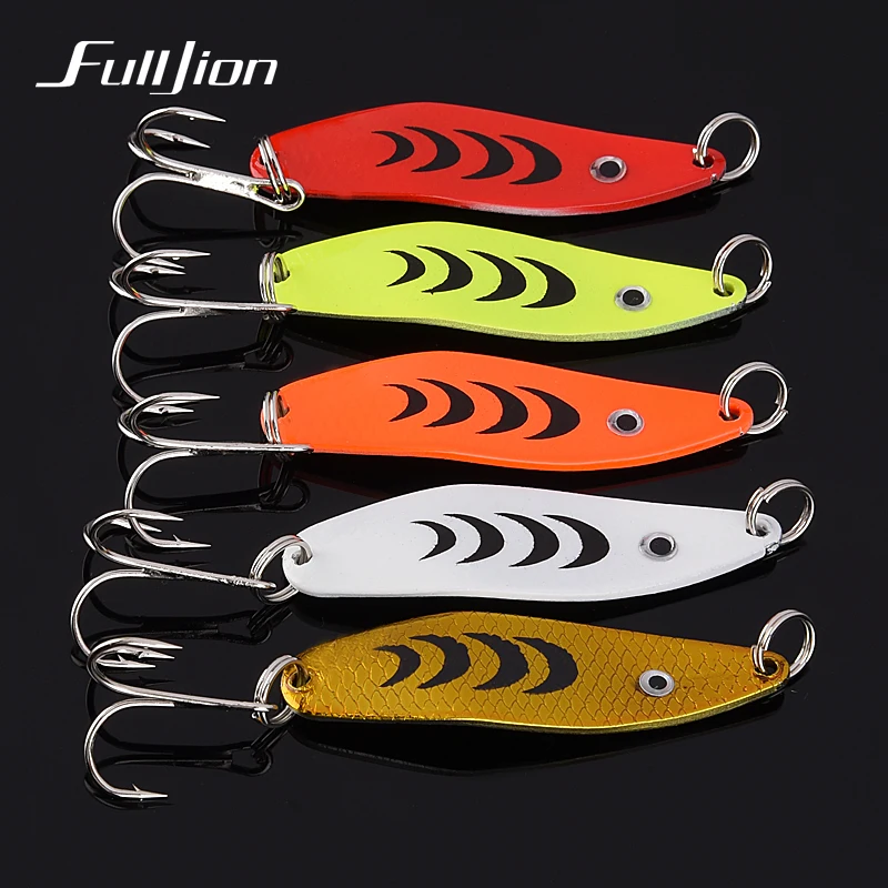 4 unids/lote Fulljion mano cuchara Spinner Señuelos de Pesca Wobblers cebos duros lentejuelas de Pesca con ganchos 3D ojos Pesca Isca 4 unids/lote Fulljion mano cuchara Spinner Señuelos de Pesca Wobblers cebos duros lentejuelas de Pesca con ganchos 3D ojos Pesca Isca