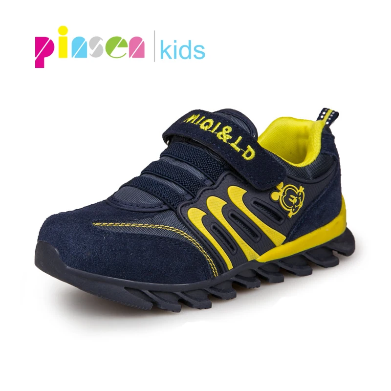 

2019 New Kids Shoes Boys Sneakers Girls Sport Shoes Size 22-7Child Leisure Trainers Casual Breathable Children Running Shoes