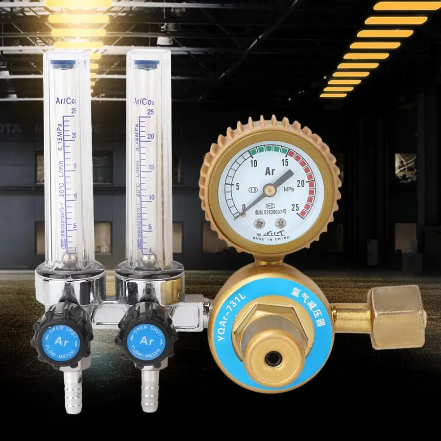 0,25 МПа сплав цинка аргон газа регулятор редуктора давления двойной измерительный прибор МЕТР сварочное приспособление