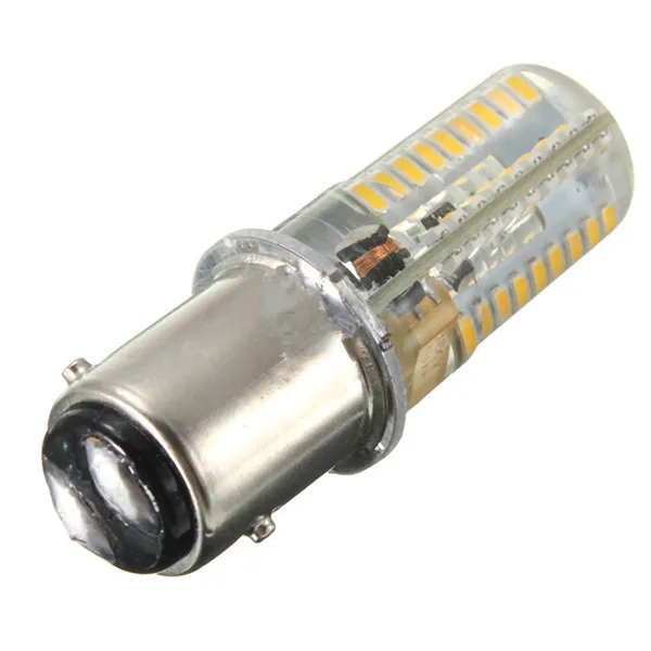 Новое поступление BAY15D 1157 72 светодиодный 3014 SMD силиконовый Кристалл Морской Свет Лодка Лампа AC/DC12-24V Теплый чистый белый