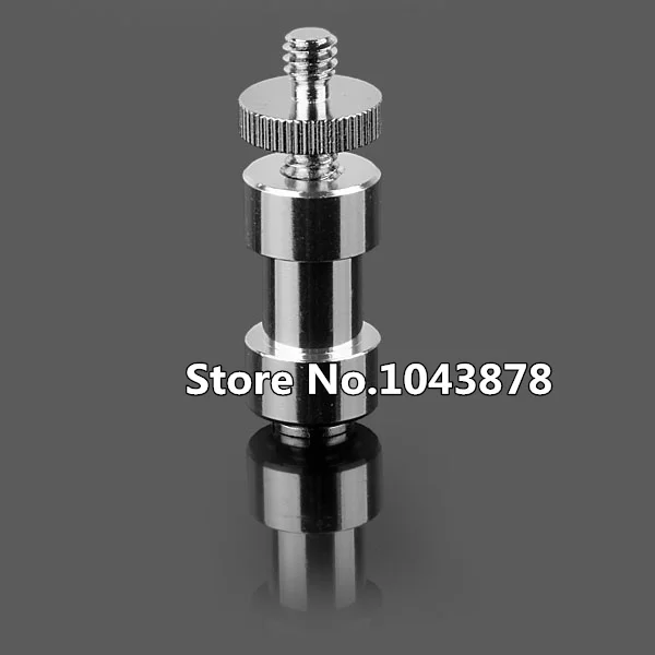 

3 in 1 1/4" 3/8" Tripod Monopod Screw Mount Light lamp Bracket Holder Camera Spigot Stud Convert Adapter metal Camera