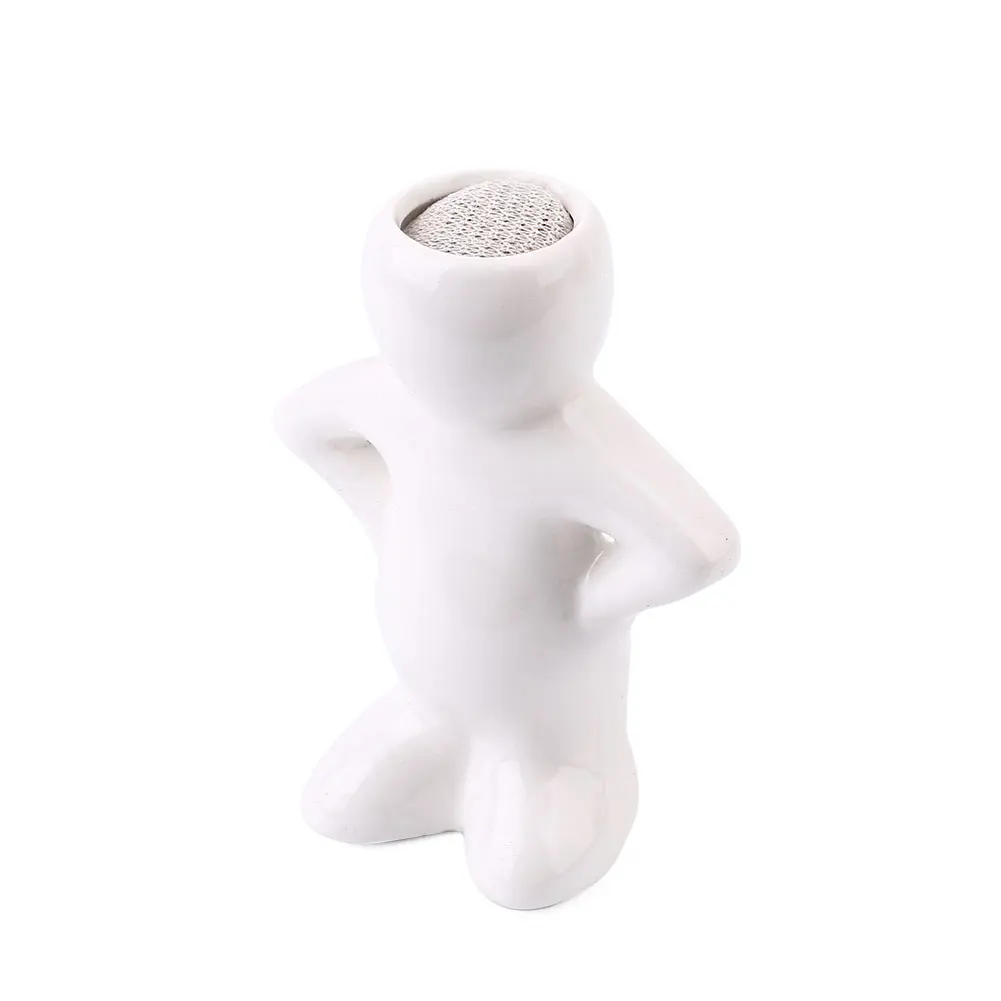 

Small White Doll Man Planter Bonsai Grass Hair Pot Bonsai Table Afforest Decor Novelty Home Decoratrion Desk Table Decor Tools