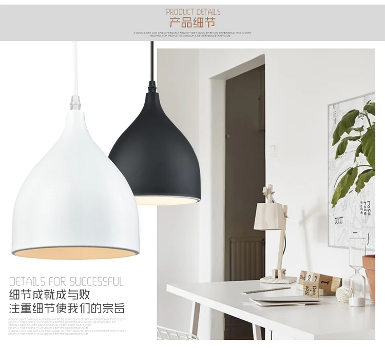 

Creative personality restaurant lights simple bar pendant lamp single head glass pendant dining room table lamp