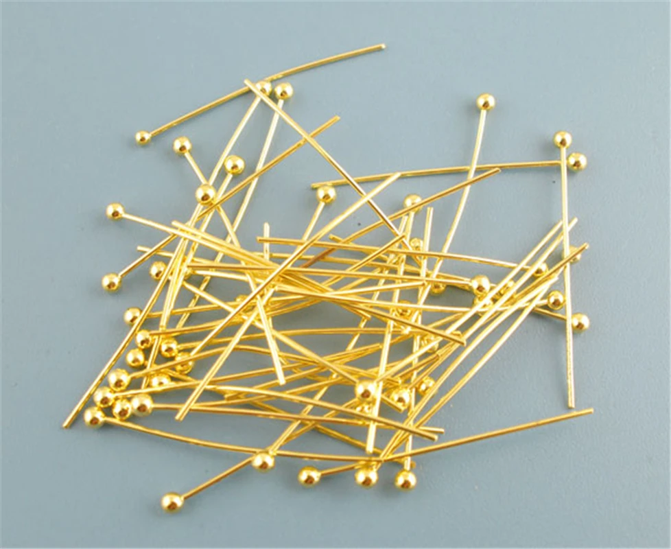 

DoreenBeads 500 шт., шпильки для головки детской лампы 0,5x25 мм (24 калибра) (B03399), yiwu