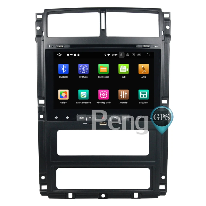 Clearance 2 Din Android 8.0 Car CD DVD Player 8Core GPS Navigation for PEUGEOT 405 PG405 Stereo 1080P HD Screen Autoradio 5