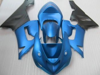 

Fairing kit for Kawasaki ninja ZX6R 05 06 blue black bodywork fairings set ZX6R 2005 2006 NW29