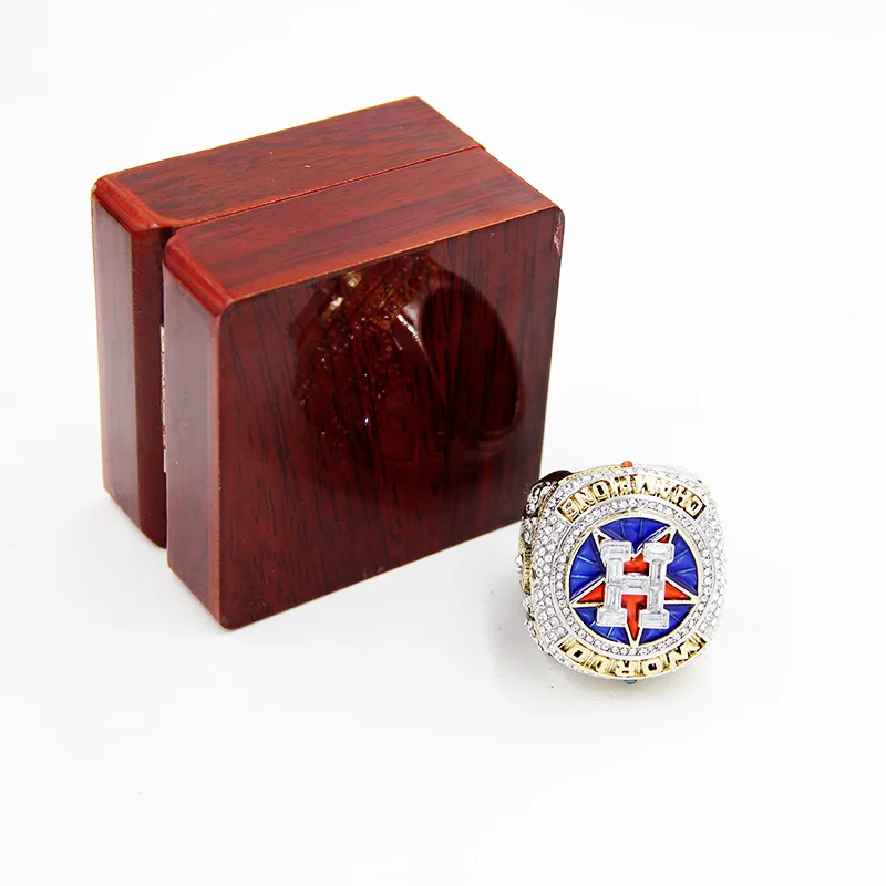 

one hole 2017 2018 houston astros championship ring display box for man and fans drop shipping