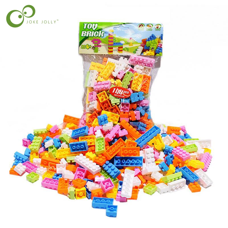 144Pcs Building Bricks Set City DIY Creative Brick Toys For Child Educational Building Block Bulk Bricks Compatible WYQ