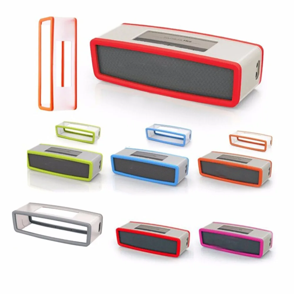 Чехол Силиконовый портативный для Bose SoundLink Mini 1 2 Sound Link I II|case for|case casecase for bluetooth speaker