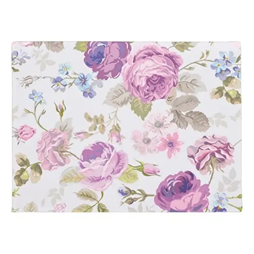 Us 13 15 30 Off Ailovyo Victorian Country Lavender Shabby Chic Roses Paris Non Slip Entry Way Outdoor Indoor Decor Rug Doormats In Mat From Home