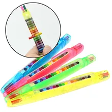 Детские игрушки для рисования, 12 шт., 20 цветов, восковые карандаши для малышей, забавные креативные Обучающие масляные пастели, детские ручки с граффити, художественный подарок