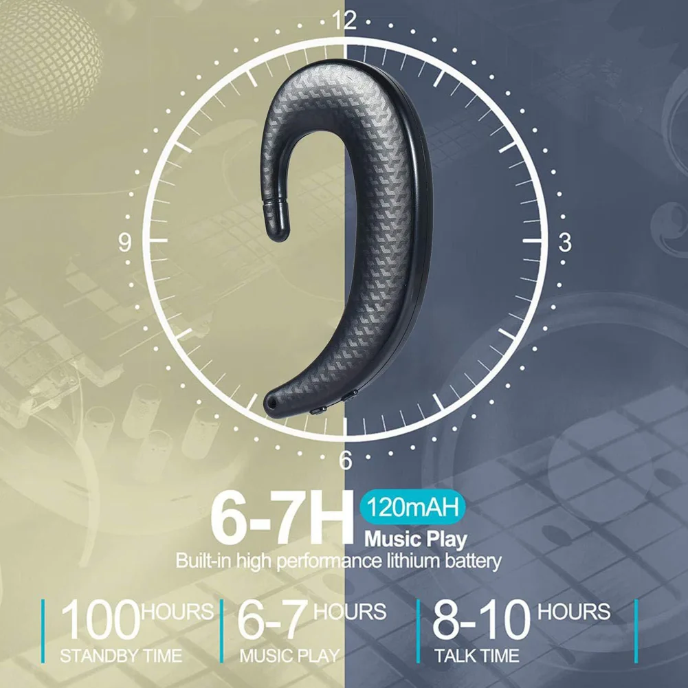 Новые Bluetooth костной проводимости наушники беспроводные стерео гарнитура