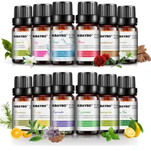 12 бутылок 10 мл чистых эфирных масел для ароматерапии Диффузоры Лаванда Чайное дерево Лемонграсс Апельсиновое масло розмарина Домашний воздух