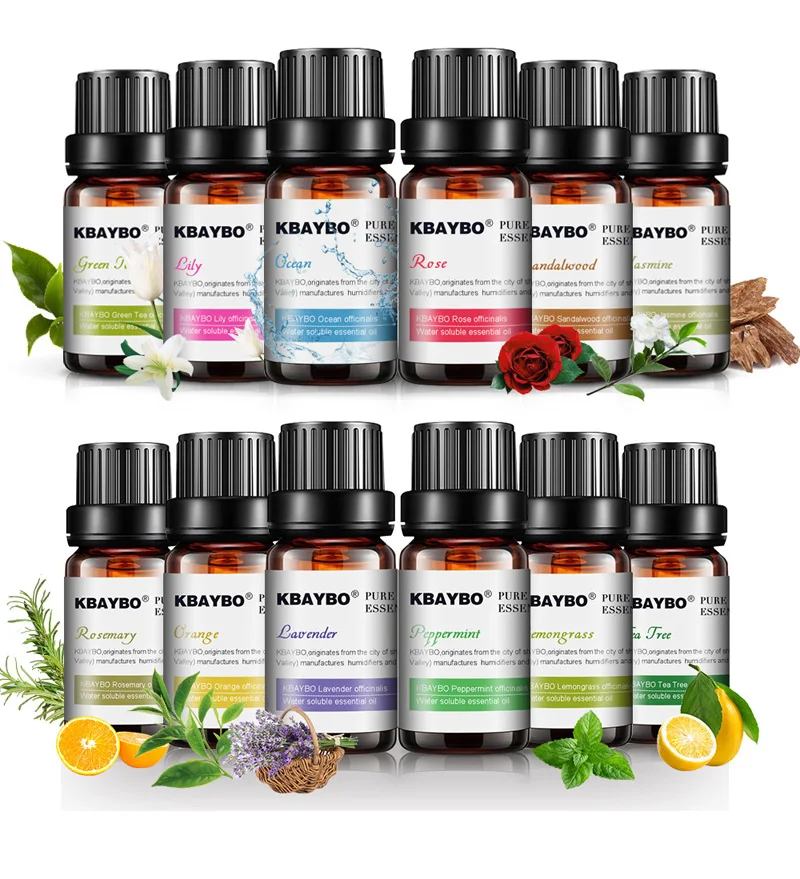 10ml Pure Essential Oils Set for Aromatherapy Diffusers
