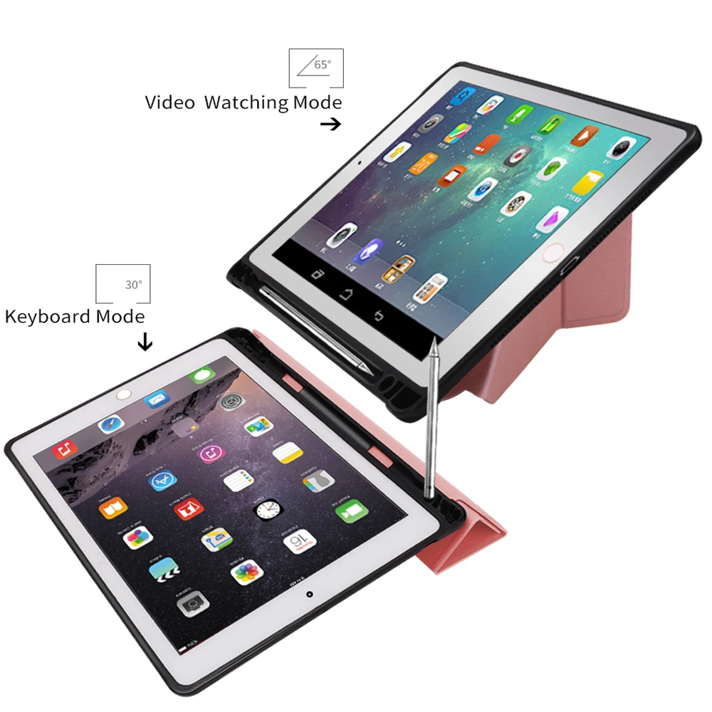 Для iPad Pro 10,5 чехол с карандашом, умный чехол для iPad Air 3 кожаный мягкий чехол для iPad Pro 10,5 Air 3 чехол