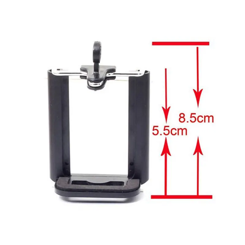 

Universal Cell Phone Clip Holder Mount Bracket Adapter For Mobile Phone Monopod Tripod Adapter For iPhone 4 5 6 s Samsung