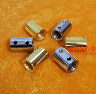 

4pcs Lighting inside M10 connector inside the tooth iron pipe fitting teeth straight double-pass lighting accessories DIY