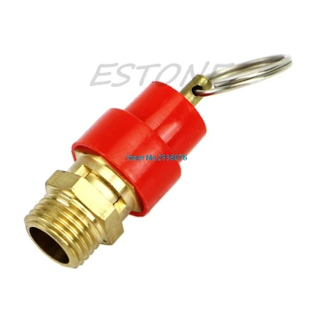 

1PC 1/4'' 12KG BSP Air Compressor Safety Release Valve Pressure Relief Regulator MAR20_25