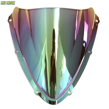 

Motorcycle Double Bubble Windshield/Windscreen -iridium Magic color For Suzuki GSXR 600/750 K8 2008 2009 2010 08-10