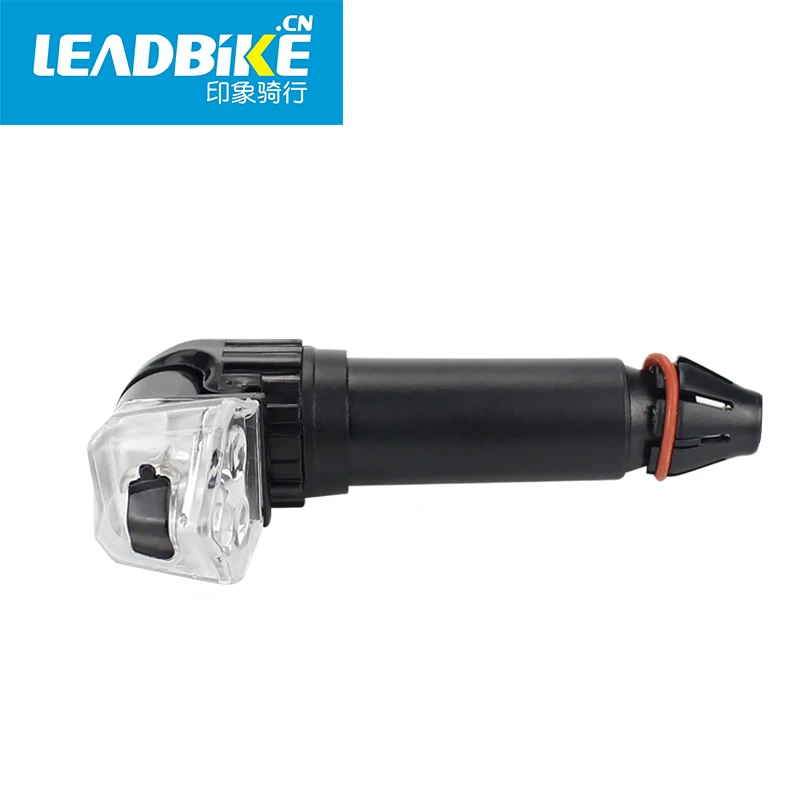 Top LEADBIKE Bicycle Handlebar Led Lights Bike Handlebar End Plug LED Light Grips Safe Flashlight Cycling Waterproof Warning Lamp 3