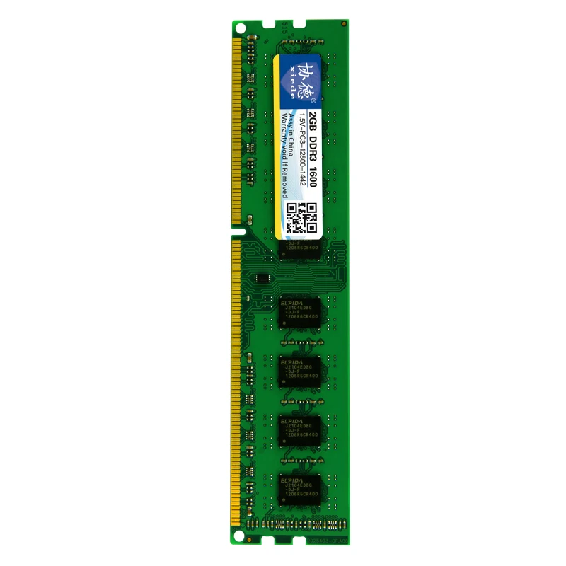 Xiede настольный компьютер оперативная память модуль DDR3 1600 PC3-12800 240Pin DIMM 1600 МГц для AMD