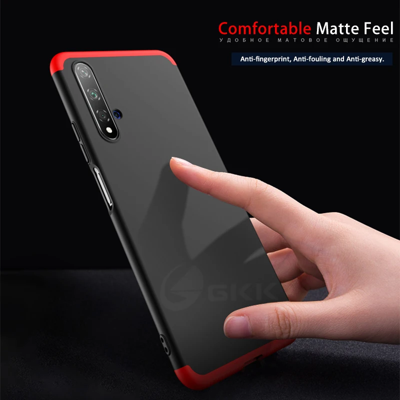 Оригинальный противоударный чехол GKK для Huawei Honor 20 pro lite с полной защитой матовый