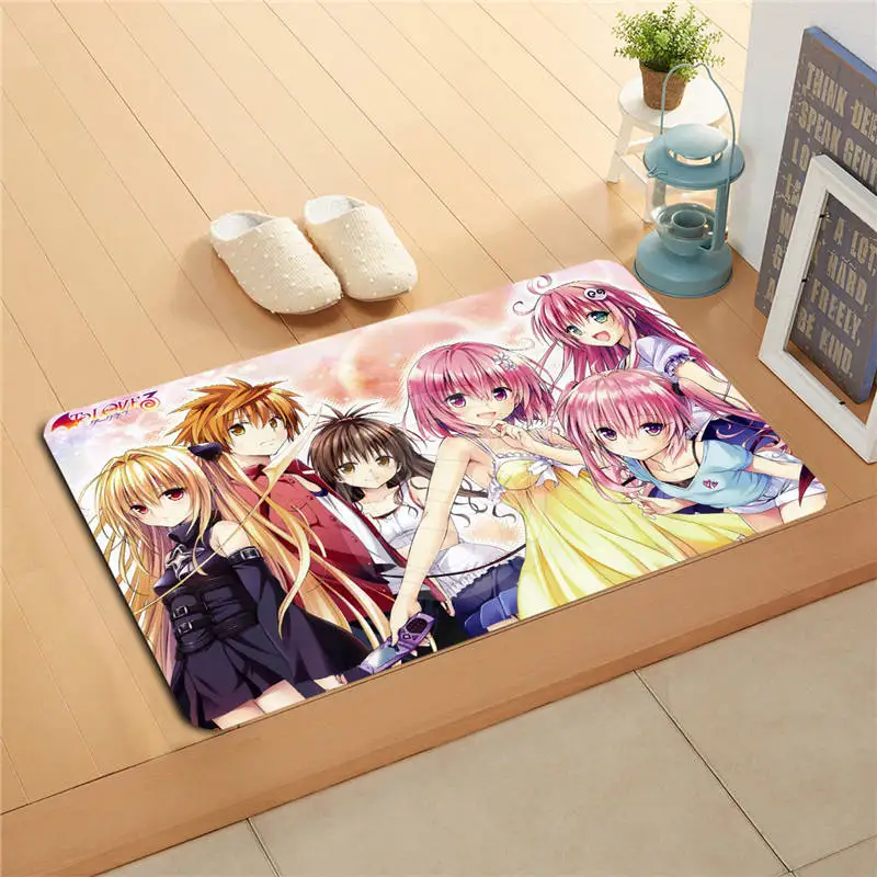 v&42 Custom yuuki mikan anime Doormat Home Decor Door mat Floor Mat