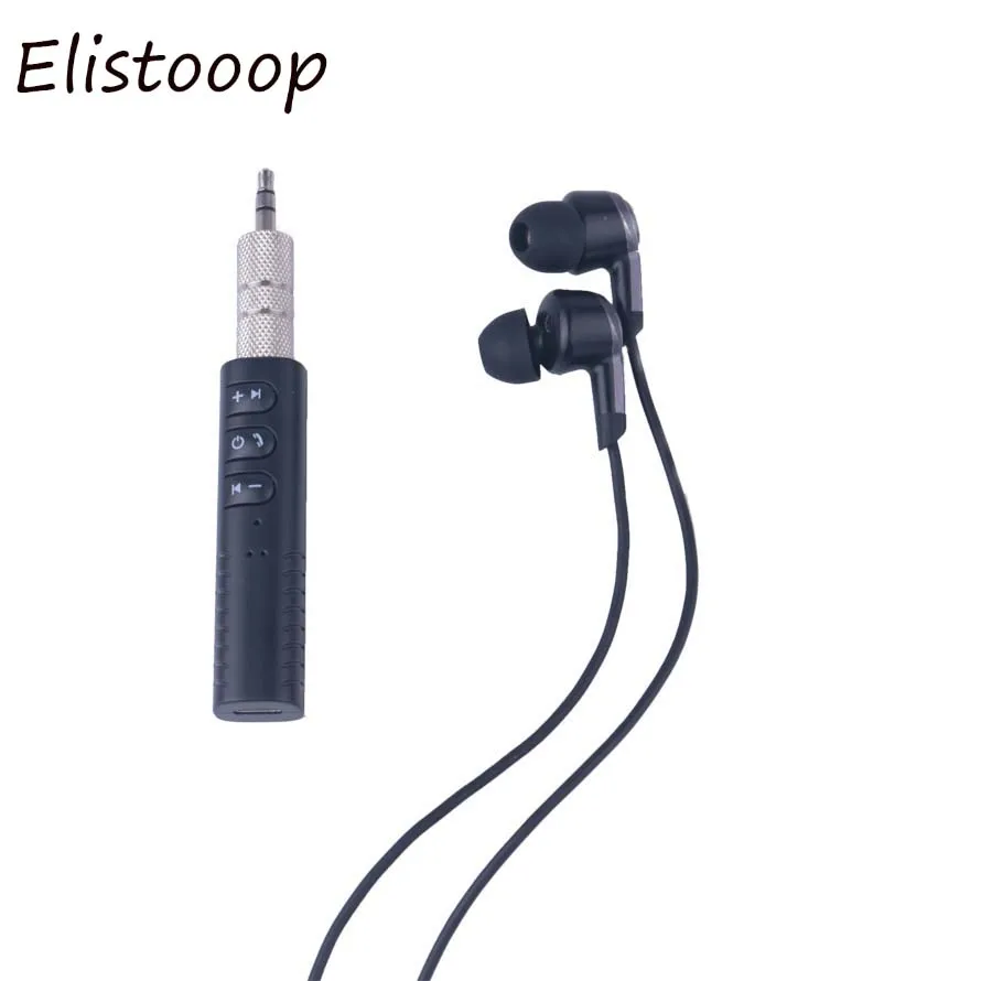 Elistooop 3 5 мм разъем Bluetooth AUX автомобильный комплект громкой связи музыкальный аудио