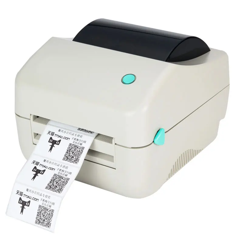 Высокое качество тепловой штрих-код принтер электронная поверхность один принтер Максимальная ширина печати 108 мм принтер штрих-кода - Цвет: Белый