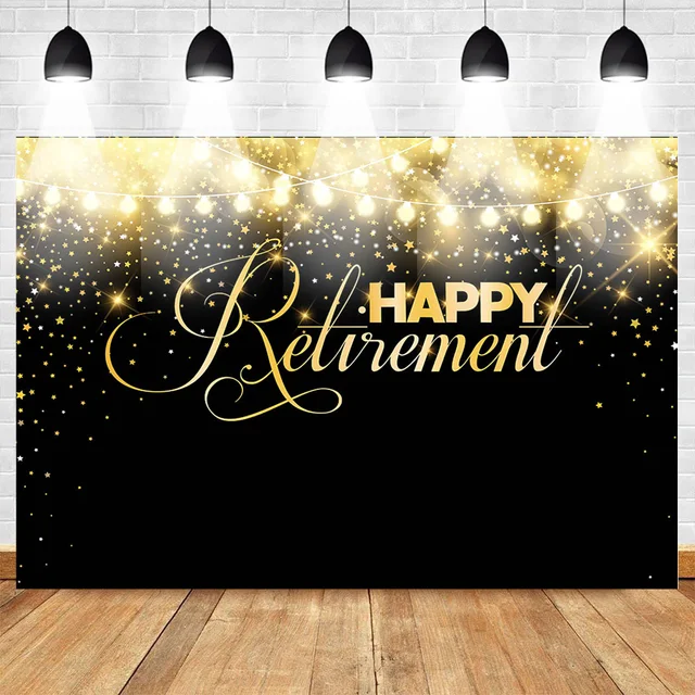 Happy Retirement Backdrop for Photography Party Banner ...