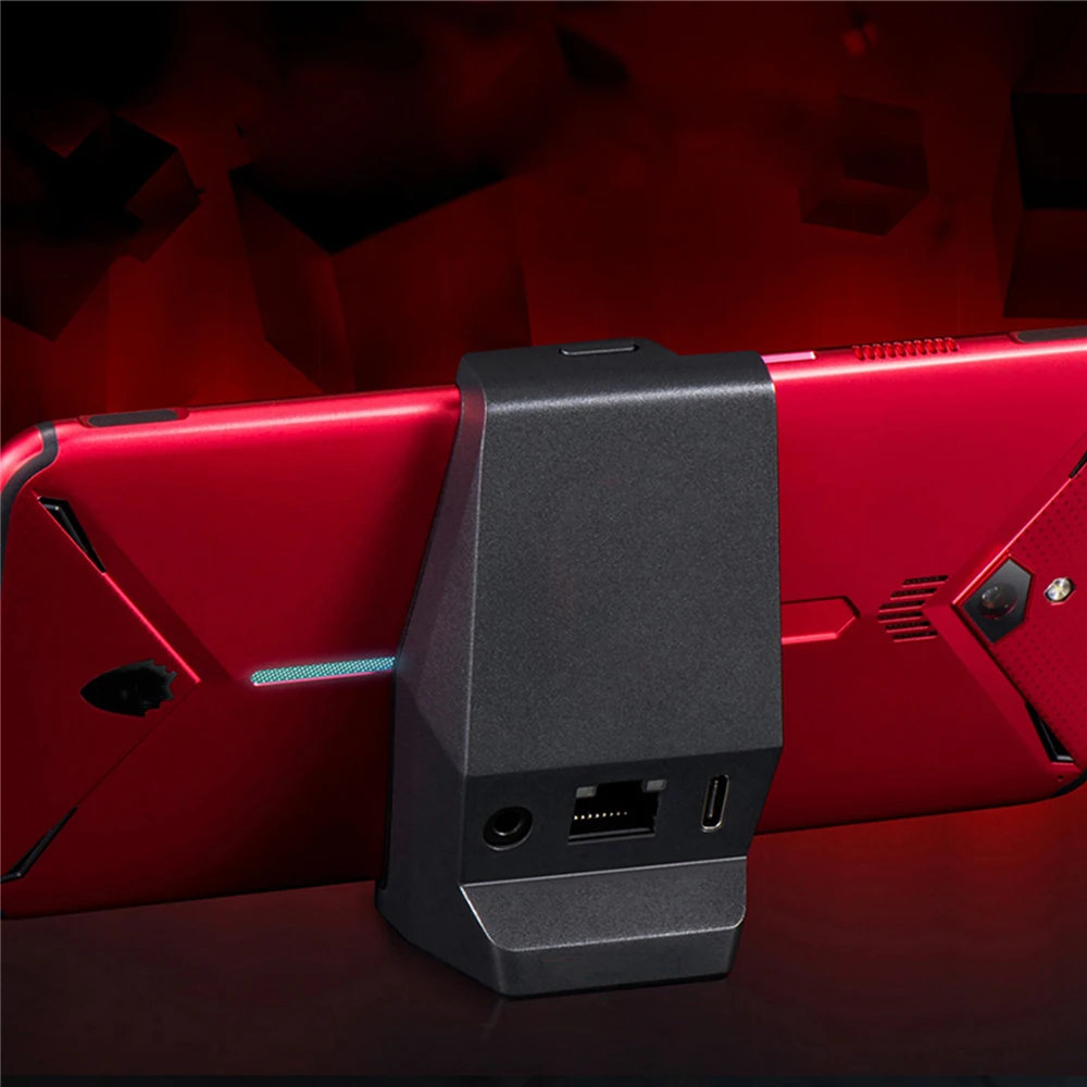 

Desktop Cradle Charger for Nubia Red Magic 3 Mobile Phone 3.5mm Earphone Type C Charging Dock Station