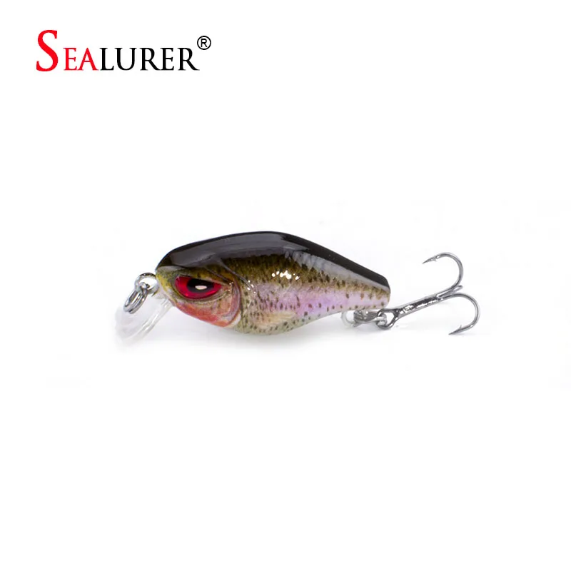 Sealurer, 1 шт., приманка для рыбалки, 3,5 см, 2 г, мини-приманка, микро-жесткие искусственные приманки, мини-приманка, гольян, крошечная приманка - Цвет: D