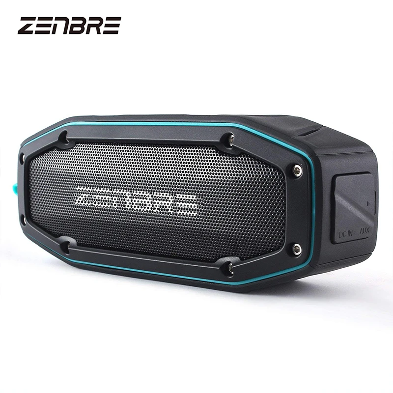 

Bluetooth Speakers V4.1, ZENBRE D6 10W Portable Speakers with IPX6 Waterproof Shockproof, Up to 18h Play-time, Super Loud Sound