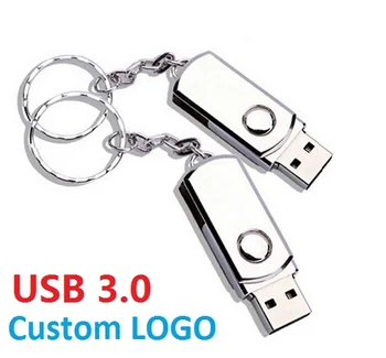 

High speed Usb 3.0 flash memory Pendrive 8gb 16gb 32gb 64gb USB FLASH DRIVE 128gb Metal Pen Drive (Can customize LOGO)