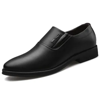 

2019 Fashion Business Dress Men Shoes New Classic Leather Men'S Wedding Suits Shoes Fashion Men Oxfords chaussures hommes en cui