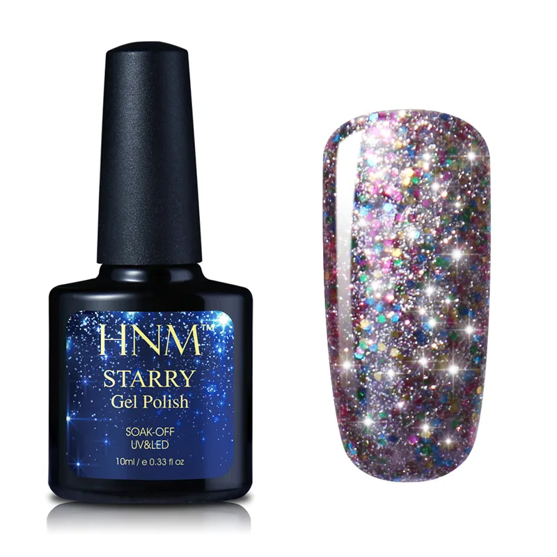 HNM 10 мл Супер Bling лак для ногтей 30 цветов Звездный Bling УФ Гель-лак для ногтей Полупостоянный лак стойкий Гель-лак - Цвет: 6618