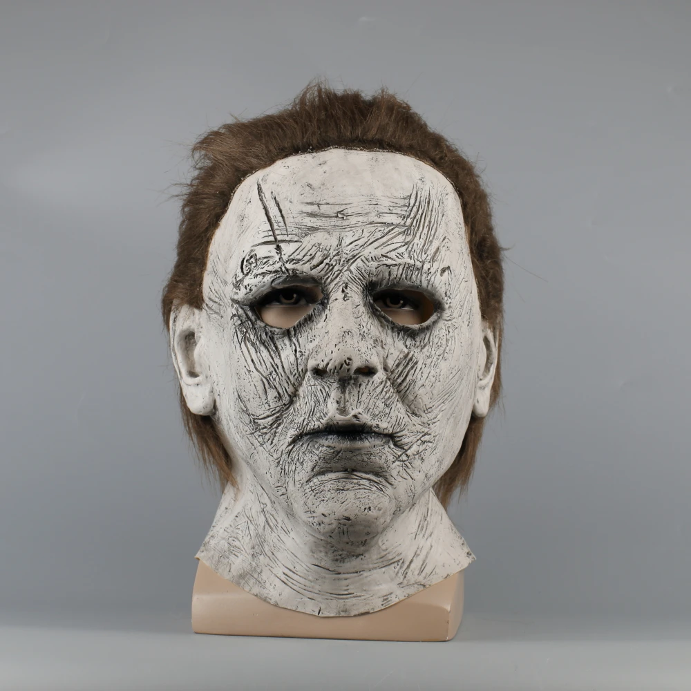 2018 Halloween Mask New Michael Myers Mask Scary Horror Halloween Party Mask Handmade (3)